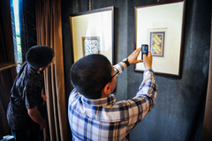 افتتاحیه نمایشگاه آثار و وسائل نوشتاری استادان خوشنویسی ایران